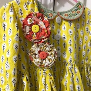 ADORABLE bright yellow vintage style dress.
